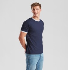 Męski T-shirt ringer Valueweight