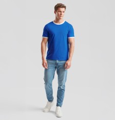 Męski T-shirt ringer Valueweight