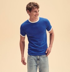 Męski T-shirt ringer Valueweight