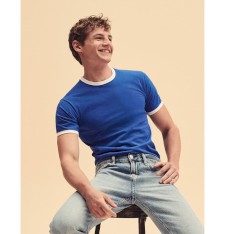 Męski T-shirt ringer Valueweight