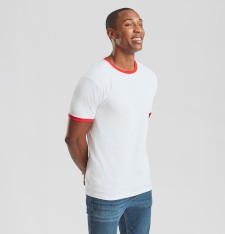 Męski T-shirt ringer Valueweight