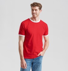 Męski T-shirt ringer Valueweight