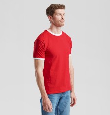 Męski T-shirt ringer Valueweight