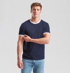 Męski T-shirt ringer Valueweight