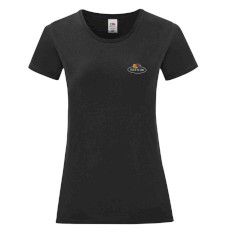 LADIES VINTAGE T SMALL LOGO PRINT 011432J 977