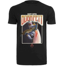 Gruby T-shirt z retro grafiką: Boba Fett Gruby T-shirt z retro grafiką: Boba Fett