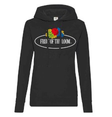 Damska bluza z kapturem z nadrukiem Fruit Of The Loom®