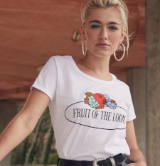 Damski T-shirt z nadrukiem Fruit Of The Loom®