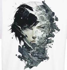 Bardzo gruby T-shirt Oversize z grafiką: Puppet Master Bardzo gruby T-shirt Oversize z grafiką: Puppet Master