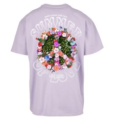 Bardzo gruby T-shirt Oversize z grafiką: lato miłości Bardzo gruby T-shirt Oversize z grafiką: lato miłości