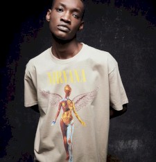 Bardzo gruby T-shirt Oversize z grafiką: In Utero Nirvana Bardzo gruby T-shirt Oversize z grafiką: In Utero Nirvana
