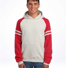 Bluza NuBlend® Varsity bejsbolowa z kapturem unisex Bluza NuBlend® Varsity bejsbolowa z kapturem unisex