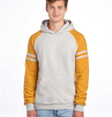 Bluza NuBlend® Varsity bejsbolowa z kapturem unisex Bluza NuBlend® Varsity bejsbolowa z kapturem unisex