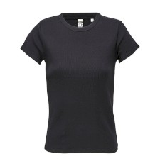 WOMEN´S RIBBED T-SHIRT SARA 04814 G27