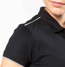 Damskie polo z kontrastowymi żyłkami - pranie 60°C Damskie polo z kontrastowymi żyłkami - pranie 60°C