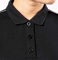Damskie polo z kontrastowymi żyłkami - pranie 60°C Damskie polo z kontrastowymi żyłkami - pranie 60°C