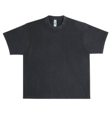 Bardzo gruby T-shirt barwiony pigmentowo unisex