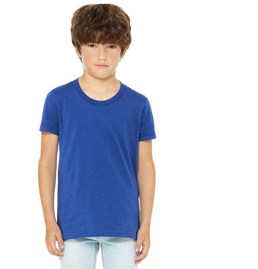 YOUTH JERSEY SHORT SLEEVE TEE 3001Y 499