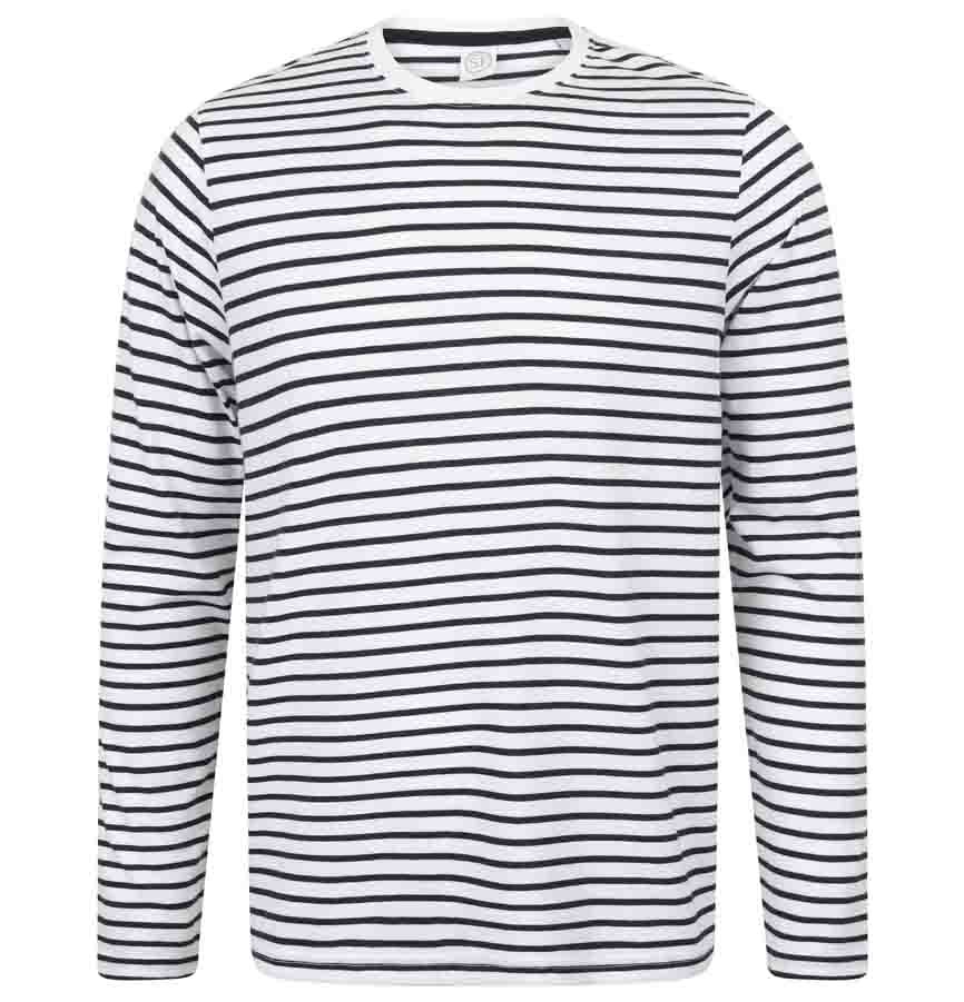 UNISEX LONG SLEEVED STRIPED T SF204 698
