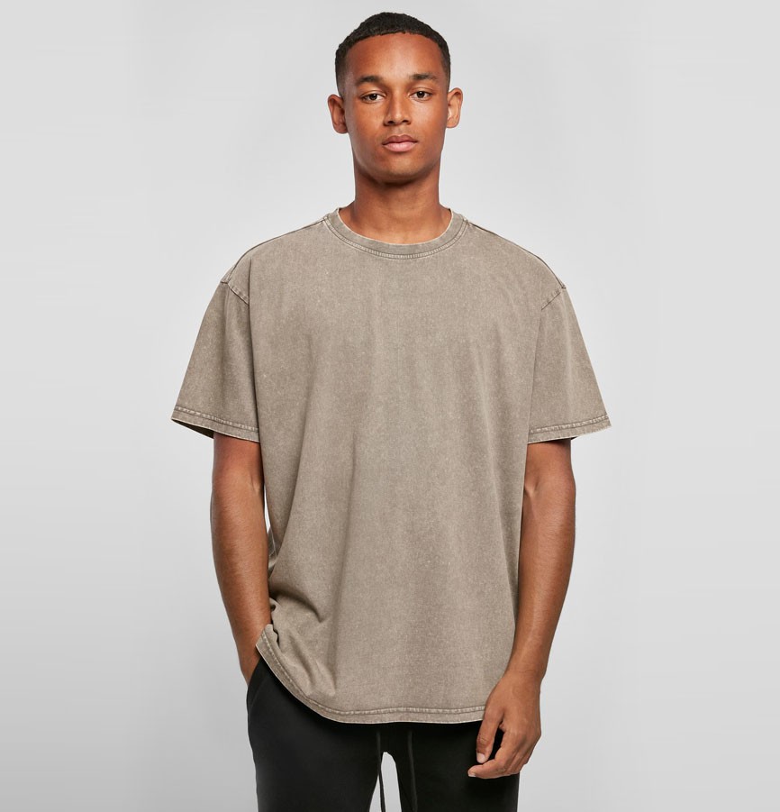 ACID WASHED HEAVY OVERSIZE TEE BY189 C58