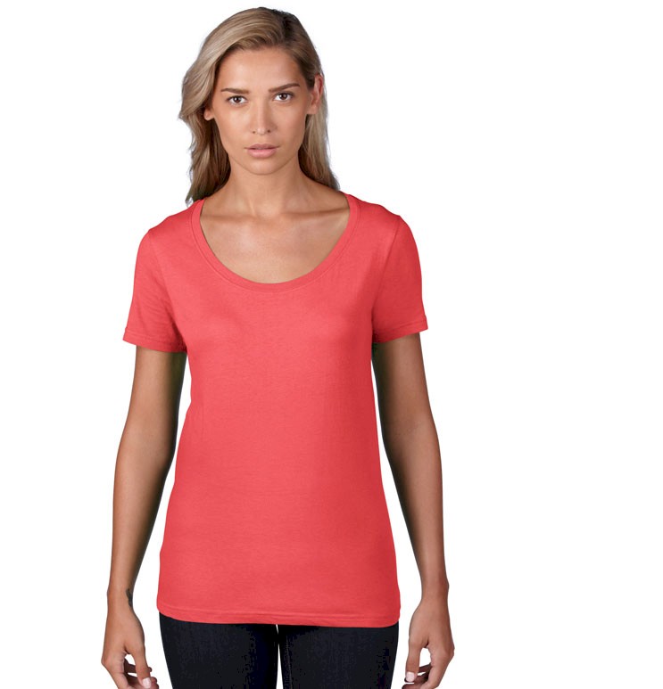 WOMEN'S SHEER SCOOP TEE 391 194