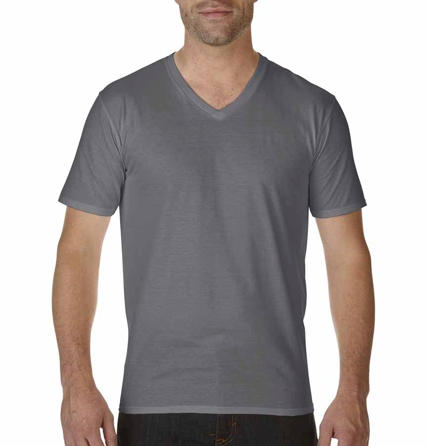 PREMIUM COTTON ADULT V-NECK T-SHIRT 41V00 816