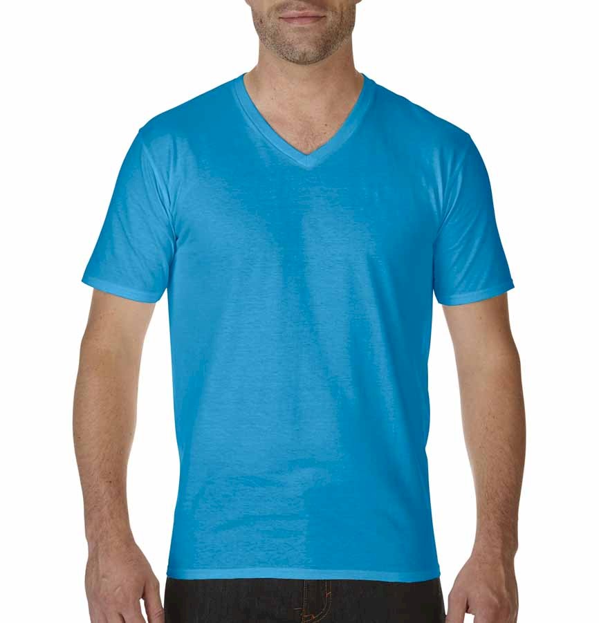 PREMIUM COTTON ADULT V-NECK T-SHIRT 41V00 816