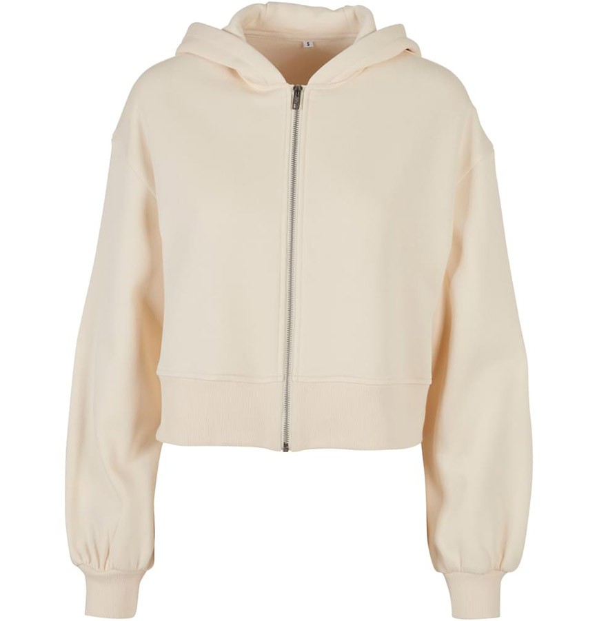 LADIES SHORT OVERSIZED ZIP JACKET BY237 E84