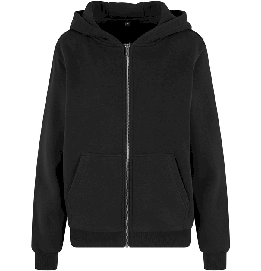 LADIES FLUFFY ZIP HOODY BY290 E93