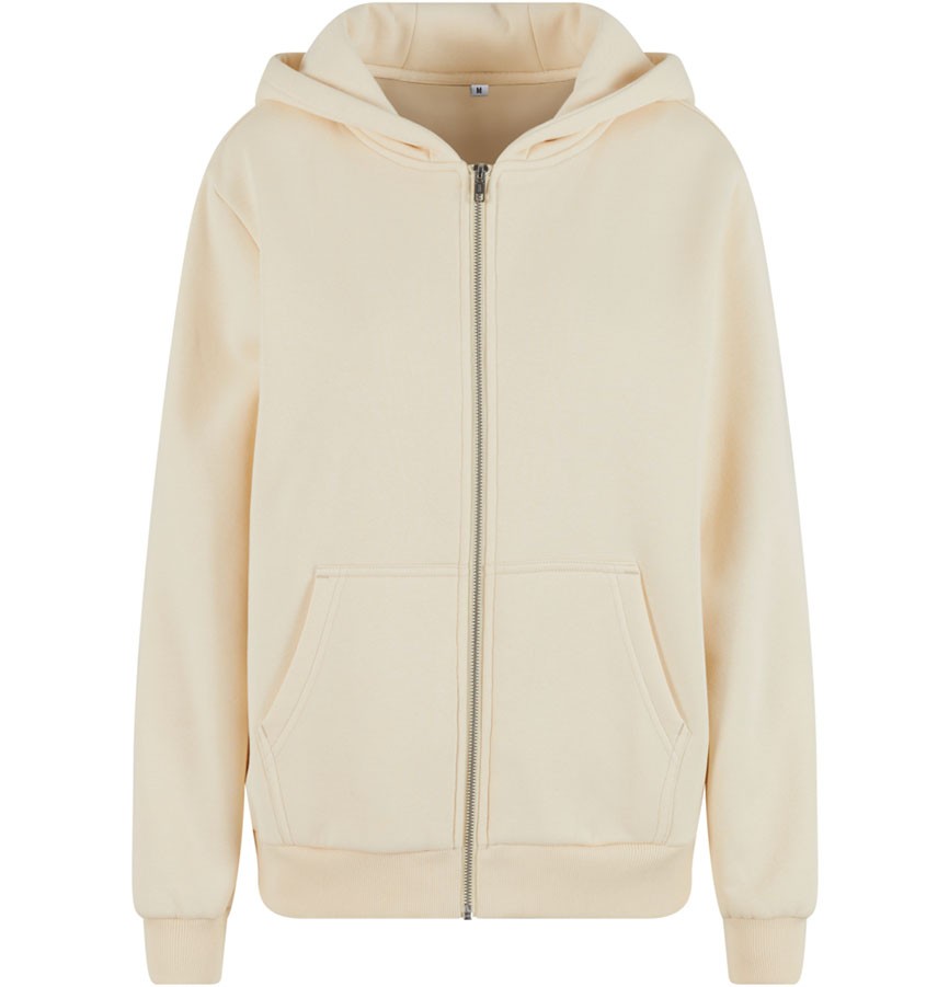 LADIES FLUFFY ZIP HOODY BY290 E93