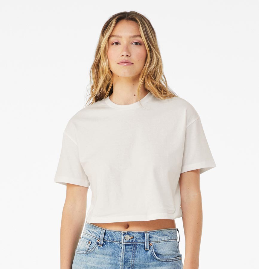 WOMEN´S JERSEY CROP TEE 6482 D20