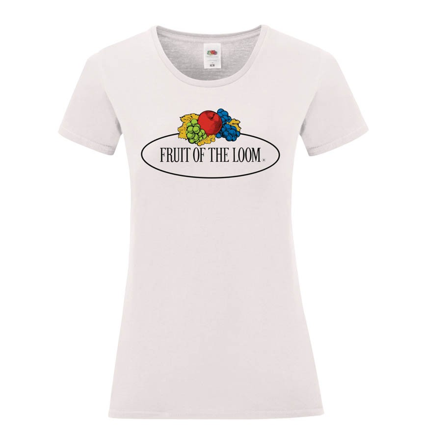 LADIES VINTAGE T LARGE LOGO PRINT 011432A 975