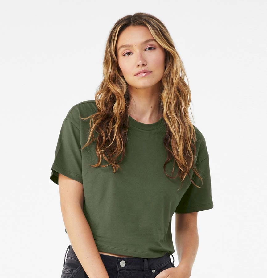 WOMEN´S JERSEY CROP TEE 6482 D20 WOMEN´S JERSEY CROP TEE 6482 D20