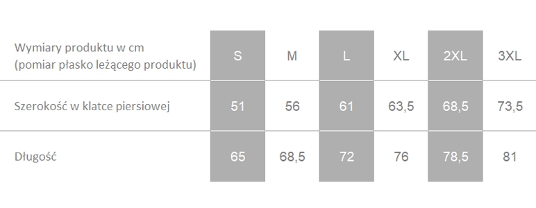Producent dopuszcza różnice w wymiarach produktu do +/- 3,5%. Producent dopuszcza różnice w wymiarach produktu do +/- 3,5%.