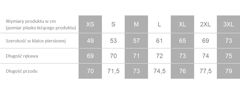 Producent dopuszcza różnice w wymiarach produktu do +/- 3,5%. Producent dopuszcza różnice w wymiarach produktu do +/- 3,5%.