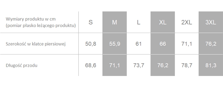 Producent dopuszcza różnice w wymiarach produktu do +/- 3,5%. Producent dopuszcza różnice w wymiarach produktu do +/- 3,5%.