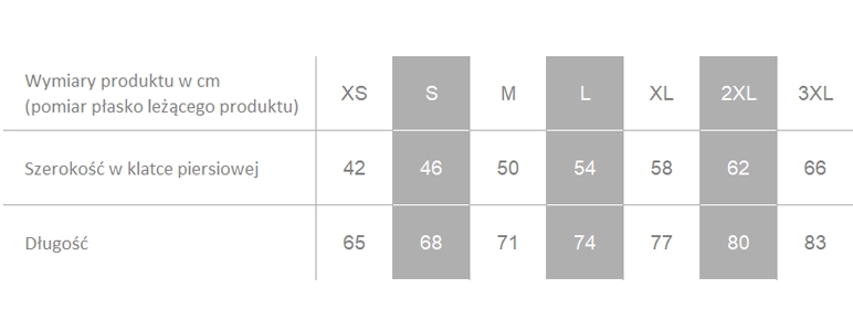 Producent dopuszcza różnice w wymiarach produktu do +/- 3,5%. Producent dopuszcza różnice w wymiarach produktu do +/- 3,5%.