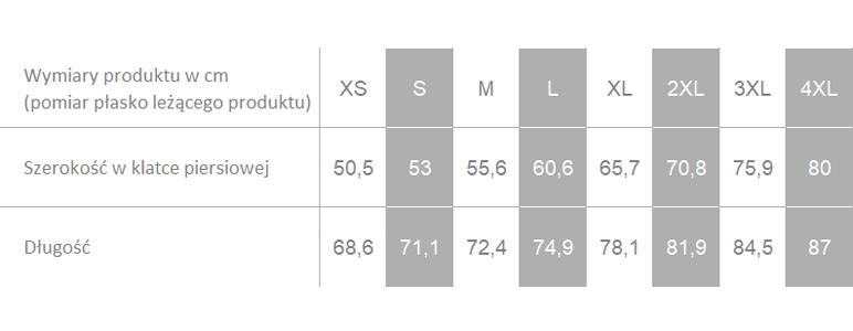 Producent dopuszcza różnice w wymiarach produktu do +/- 3,5%. Producent dopuszcza różnice w wymiarach produktu do +/- 3,5%.