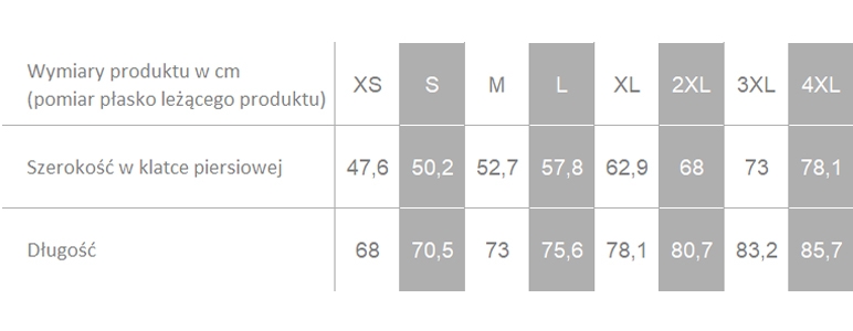 Producent dopuszcza różnice w wymiarach produktu do +/- 3,5%. Producent dopuszcza różnice w wymiarach produktu do +/- 3,5%.