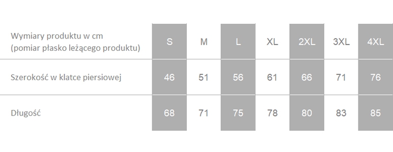 Producent dopuszcza różnice w wymiarach produktu do +/- 3,5%. Producent dopuszcza różnice w wymiarach produktu do +/- 3,5%.